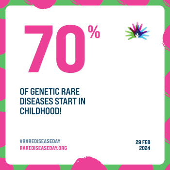 70% of genetic diseases start in childhood